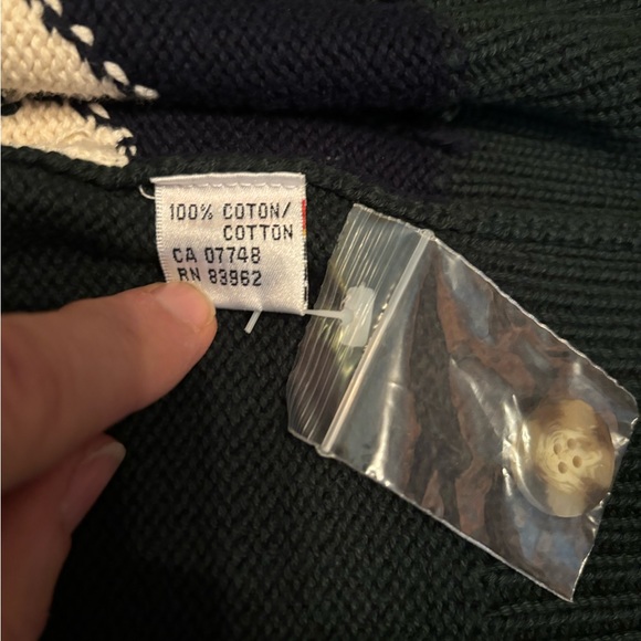 NWT Monsanto Golf Button Up Sweater Vest men’s Large - Picture 7 of 8